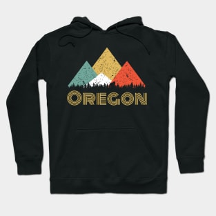 Secret Sasquatch - Retro Oregon Hiding Bigfoot Design Hoodie